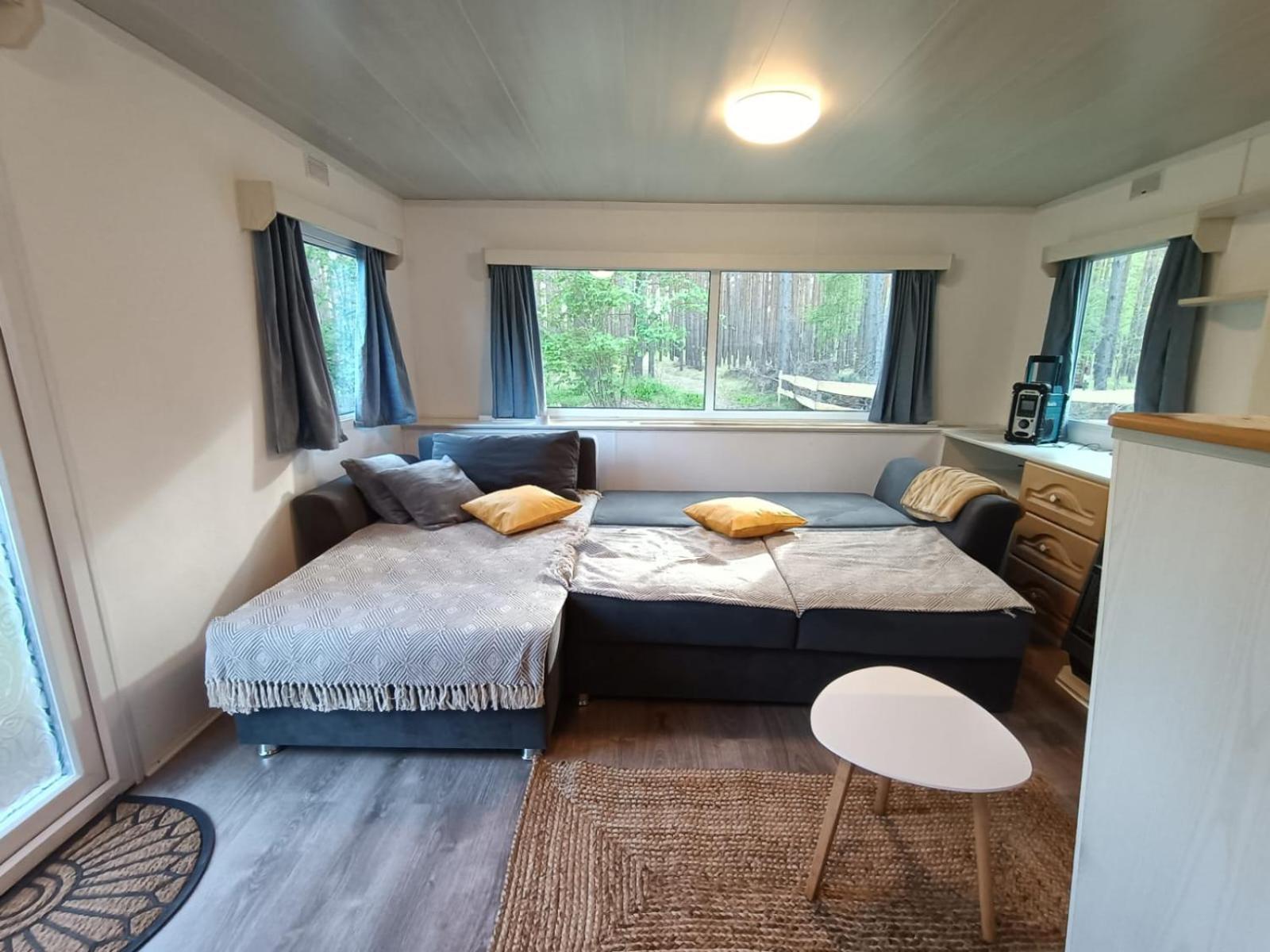 Tinyhaus Idyllisch Am Waldesrand Cottbus Exterior foto