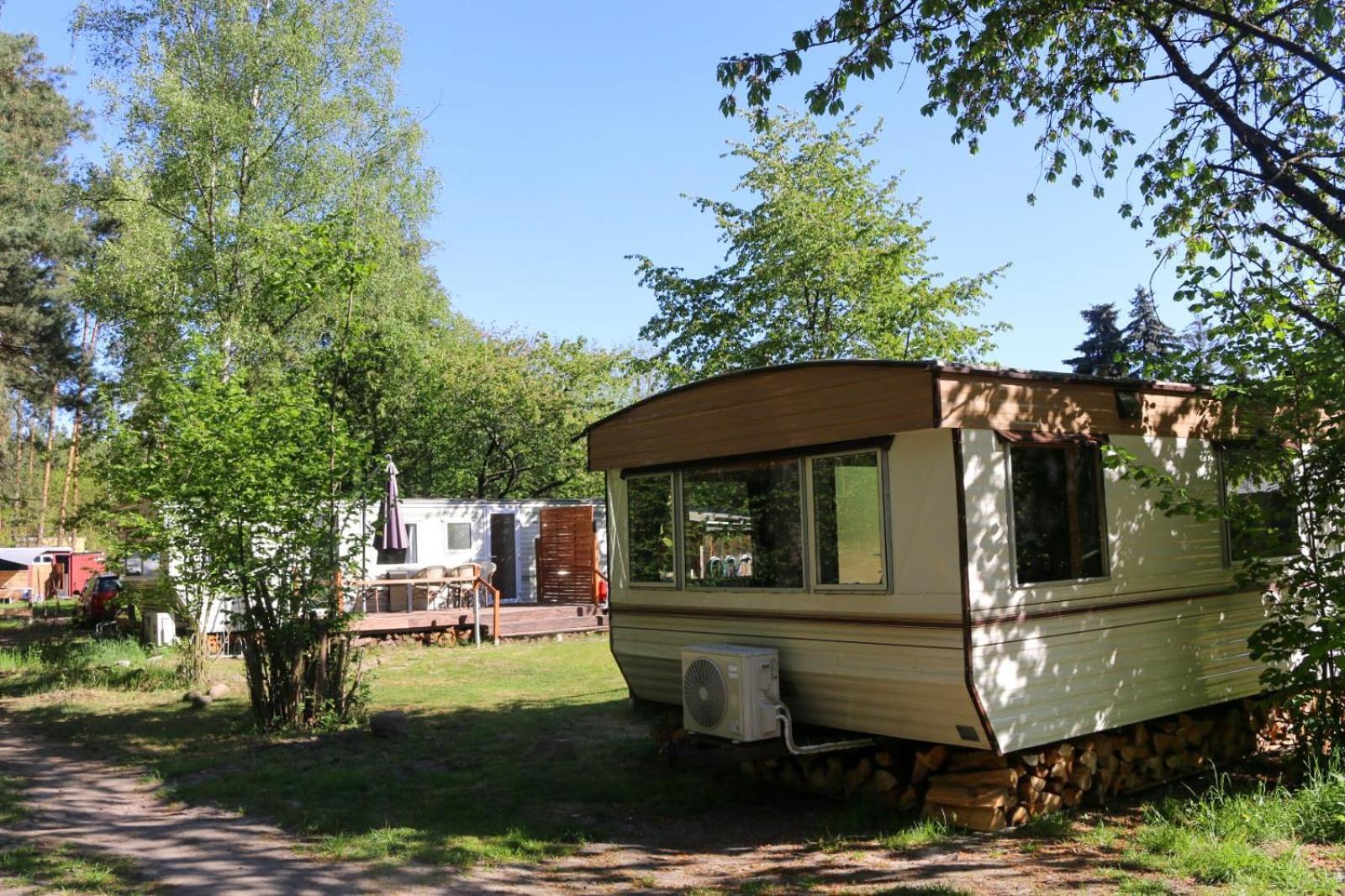 Tinyhaus Idyllisch Am Waldesrand Cottbus Exterior foto